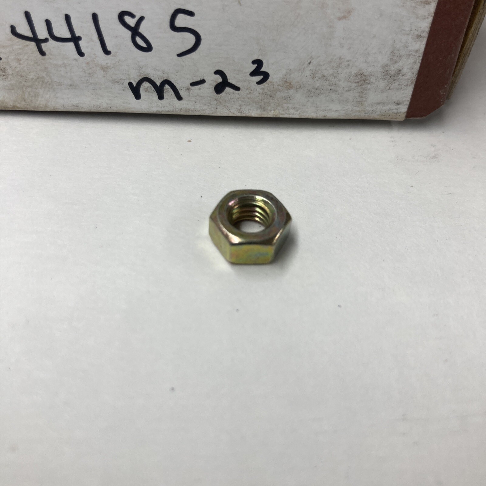 (100) M6-1.0 Hex Nuts Class 10 Zinc Yellow Din 934 CR6 Nut 6mm x 1 Nuts
