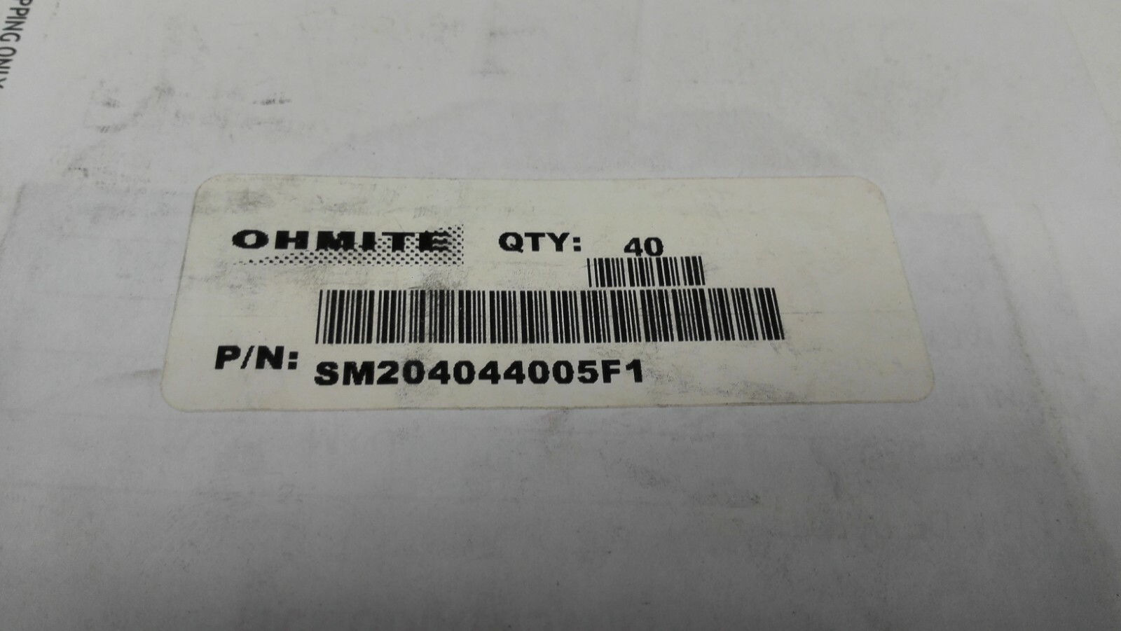 (3 PCS) OHMITE SM204044005F1 – 40 MOhms ±1% Resistor Radial High voltage NEW