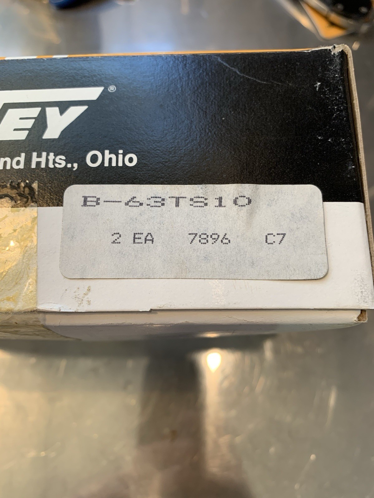2-WHITEY / SWAGELOK B-63TS10 1/2″ BRASS BALL VALVE TUBE CONNECTION 1500 PSI -NEW