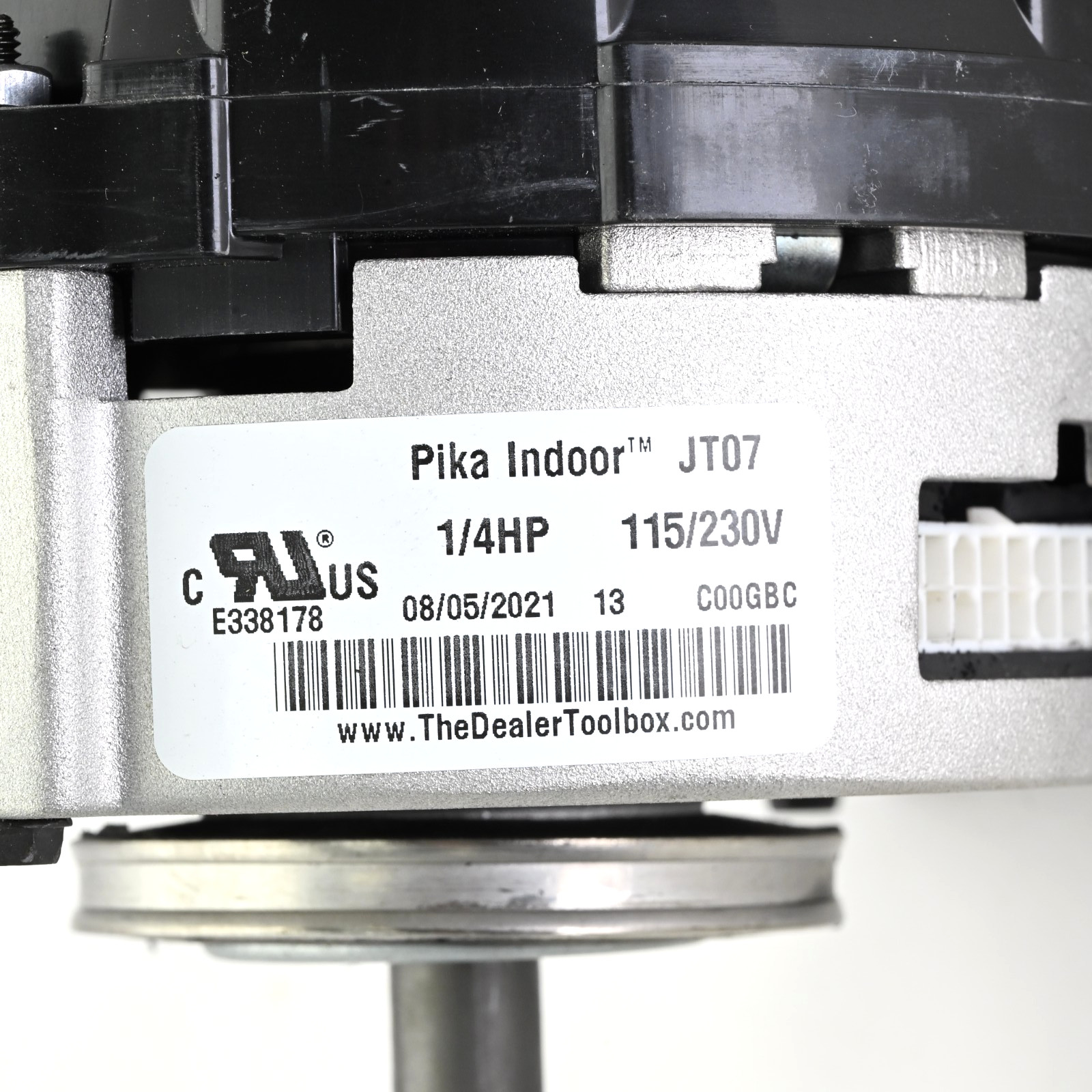 Genteq PIKA JT07 1/4HP ECM Fan Motor 400-1800 RPM, 115/230VAC, 1/2″ Shaft Daiken