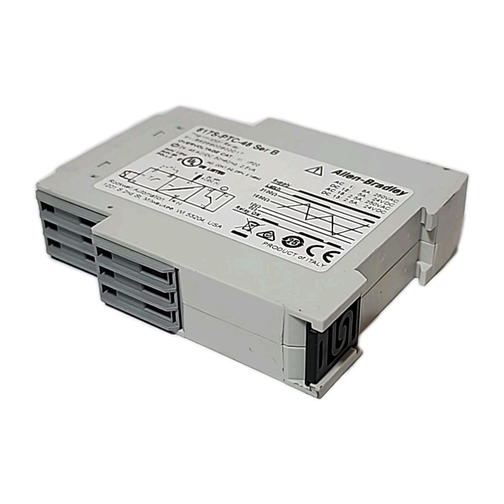 Allen Bradley 817S-PTC-48 Ser B MachineAlert Thermistor Monitoring Relay 24-48V