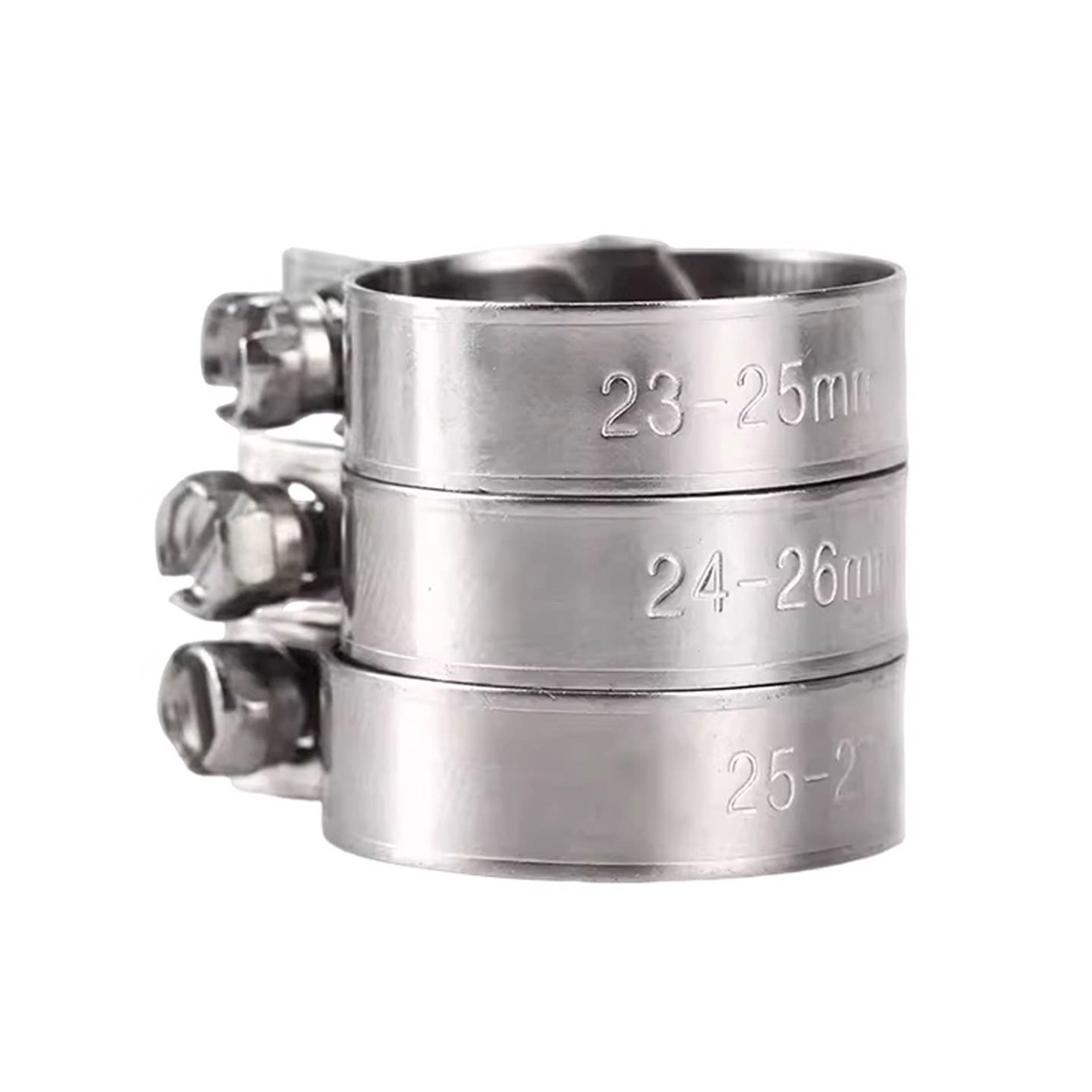 Mini Hose Jubilee Clip Clamp Fuel Line Petrol Pipe Clamps Clips Stainless Steel
