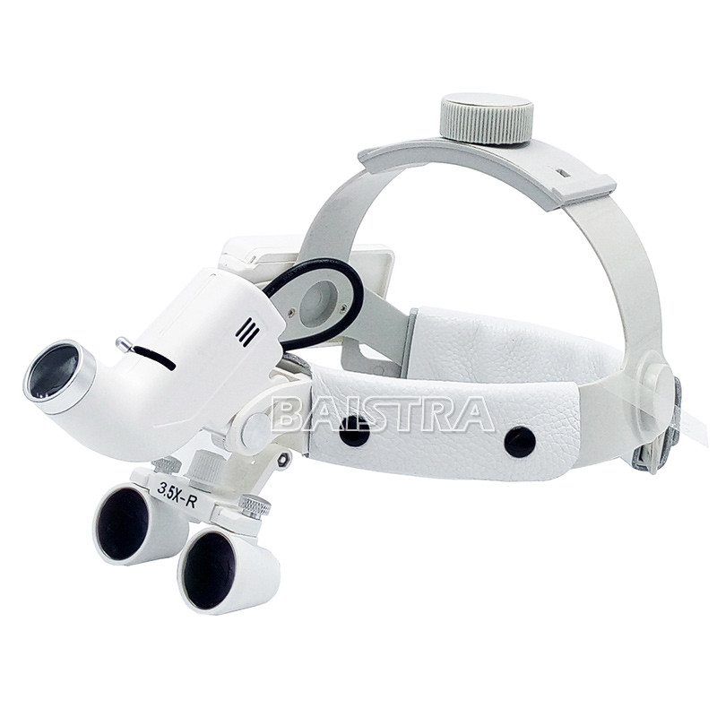 Dental Surgical Headband Loupes Glasses with LED Head Light DY-106 3.5X-R