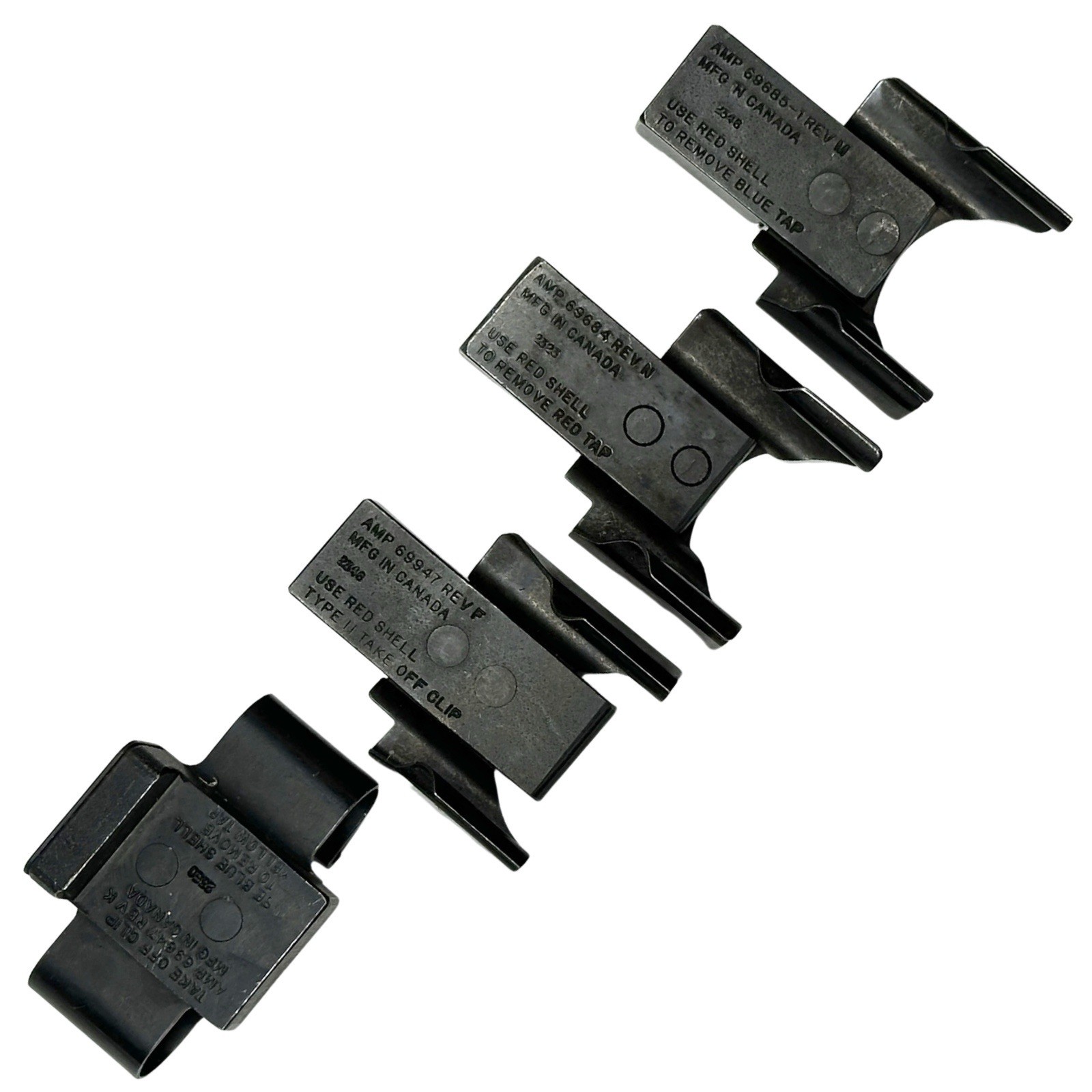 TE Connectivity AMPACT Power Connector Tools 69611 69437 w/ Heads, Accessories