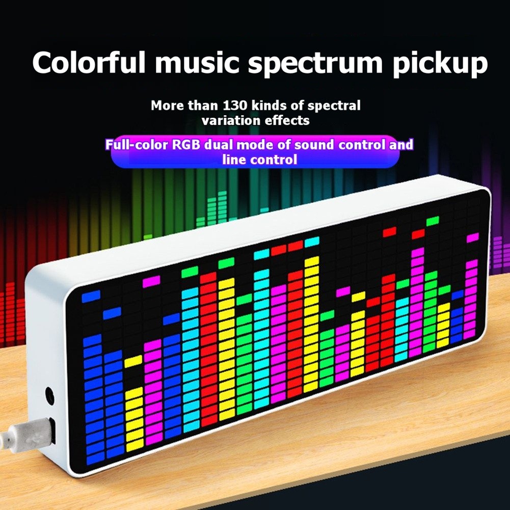 Dazzle Color RGB Music Spectrum Display, LED Pickup, Ambient Light, Electric2148