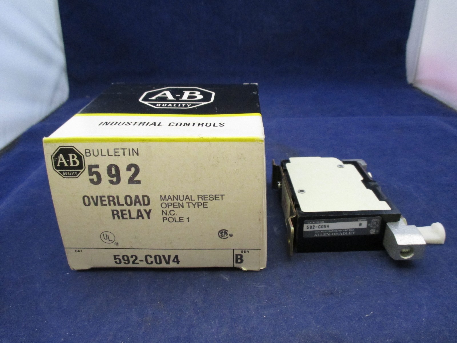 Allen Bradley 592-COV4 Overload Relay new