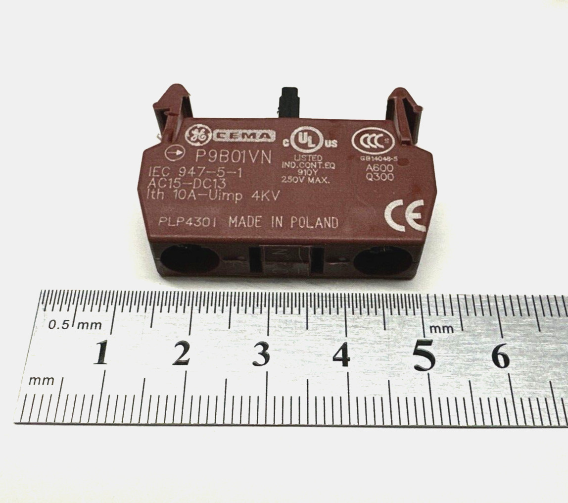 Contact Block P9B01VN Manufacturer GE CEMA Ref.No. 187001