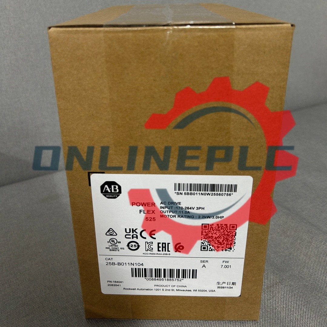 AB 25B-B011N104 PowerFlex 525 AC Drive New Sealed Free Shipping