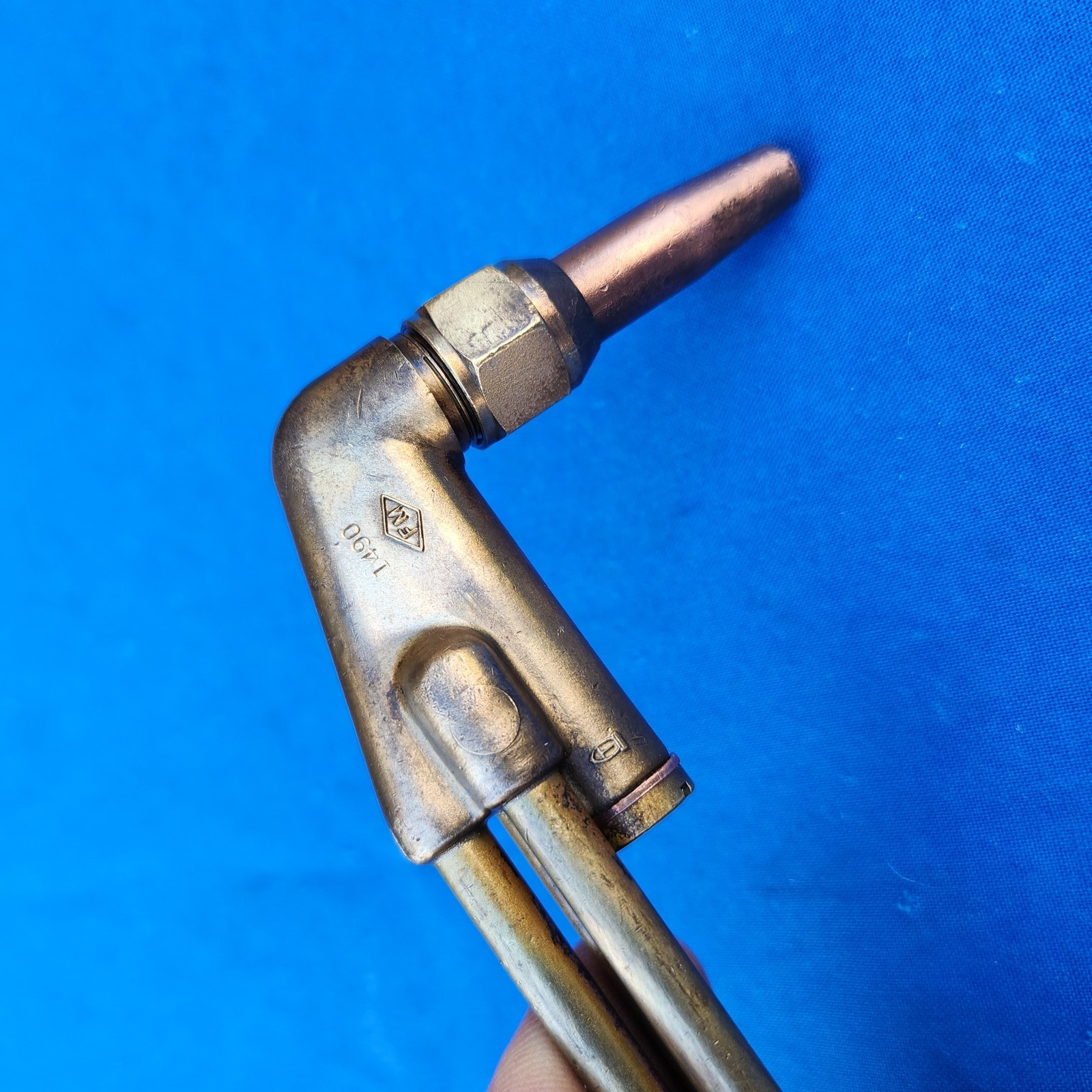 Vintage Airco Style 400 Welding Torch ‘corn cob’ handle w/1490 Style 112-0 Tip