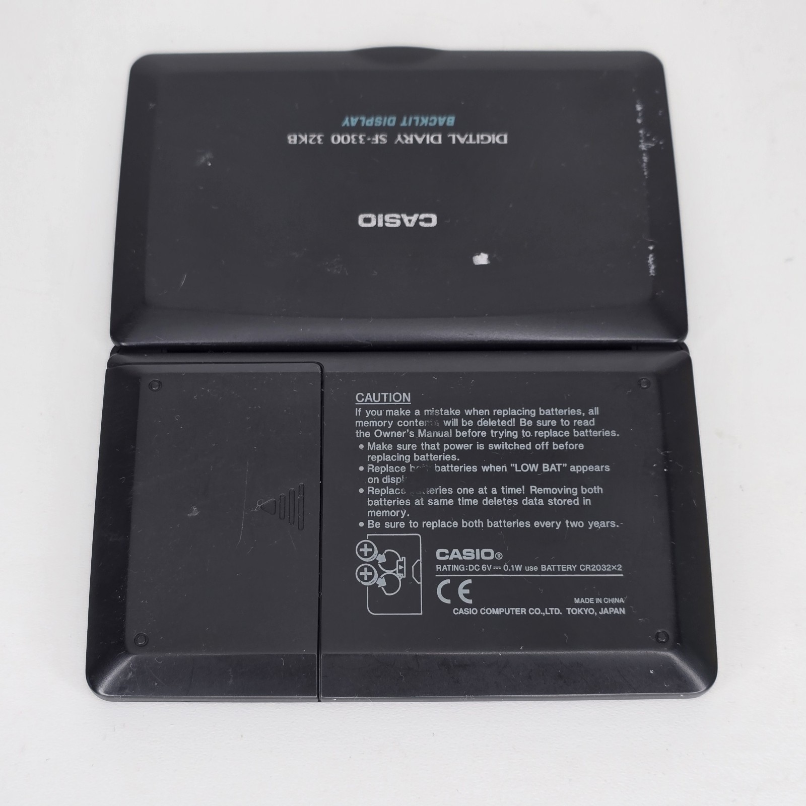 Casio Digital Diary SF-3300 32kb Backlit Display New Batteries