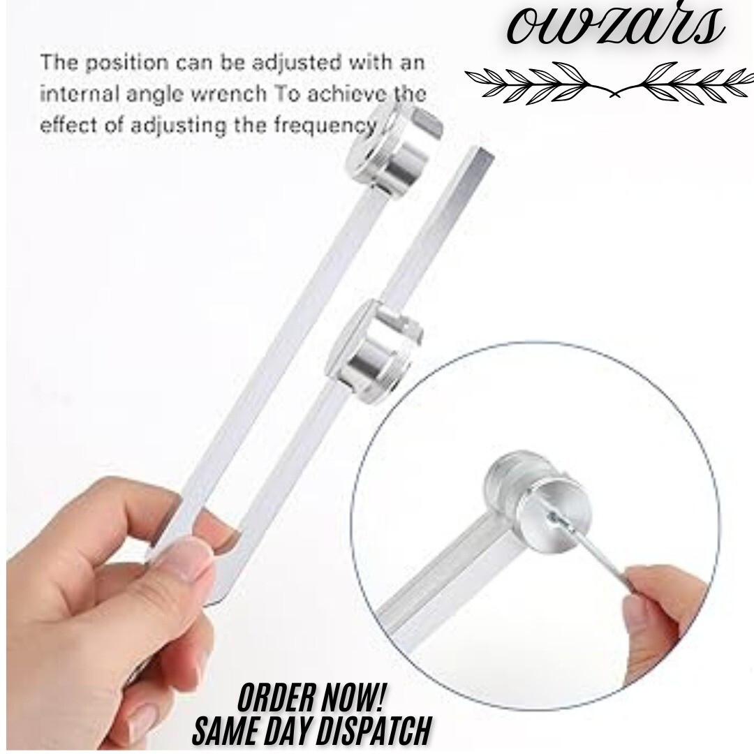 Healing Tuning Fork Set –128Hz, 256Hz, 512Hz Weighted for Chakra & Sound Therapy