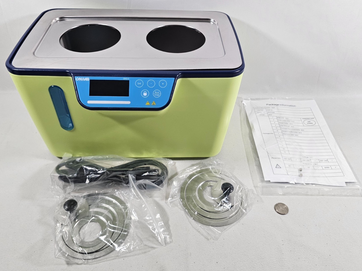 Digital Water Bath 2-Hole Thermostatic Lab Heater 5L 800W Temp Control Fast Heat
