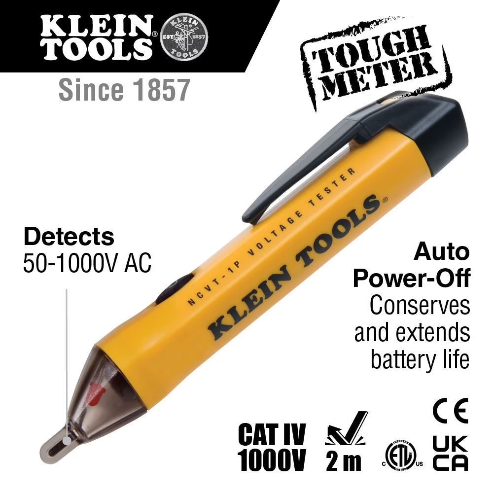 Klein Tools 69149P Digital Multimeter Voltage Tester Outlet Test Kit New