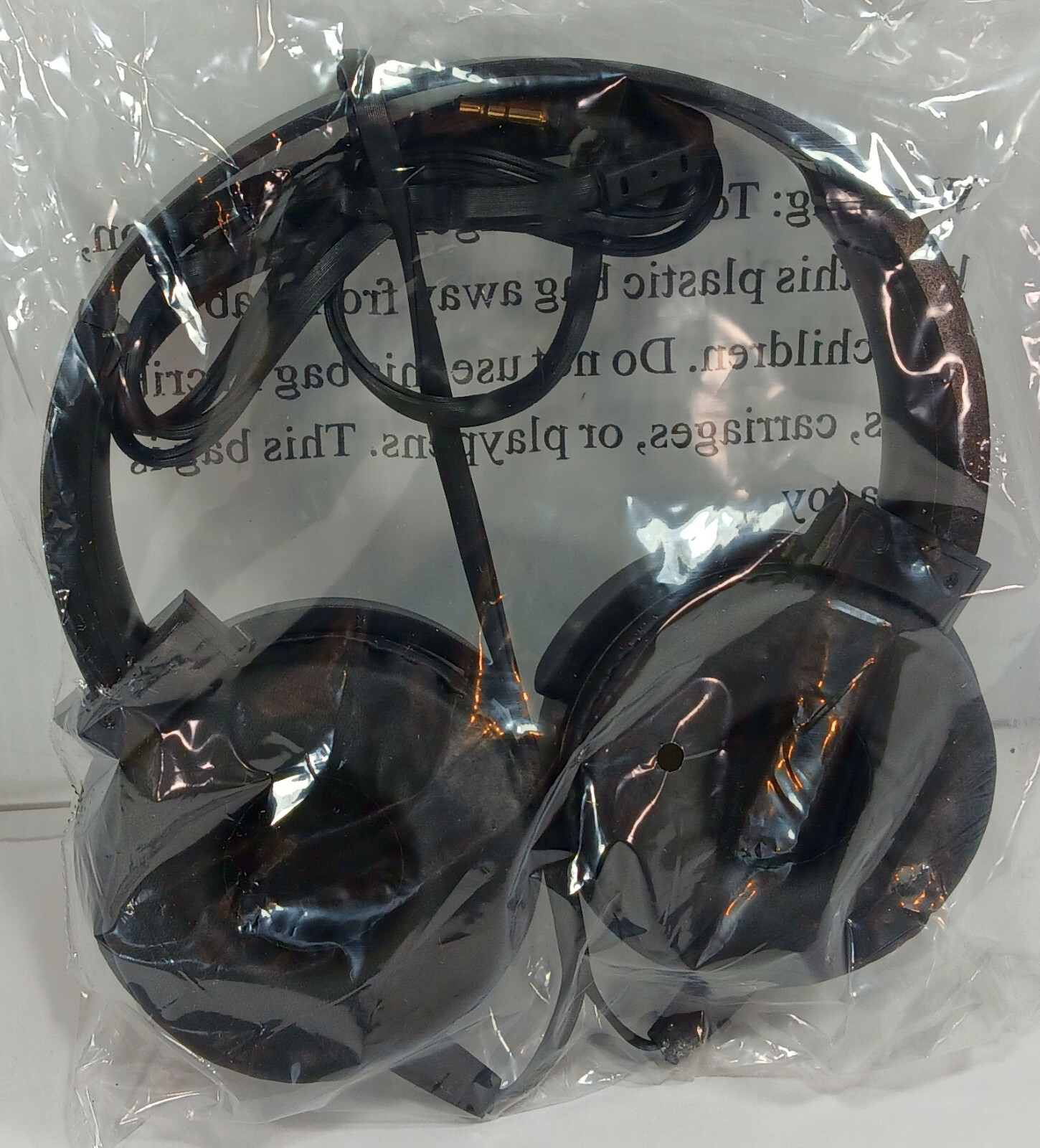 1 NEW BARKS 3.5MM JACK WIRED DURABLE NOISE REDUCING HEADPHONES NNB *MAKE OFFER*