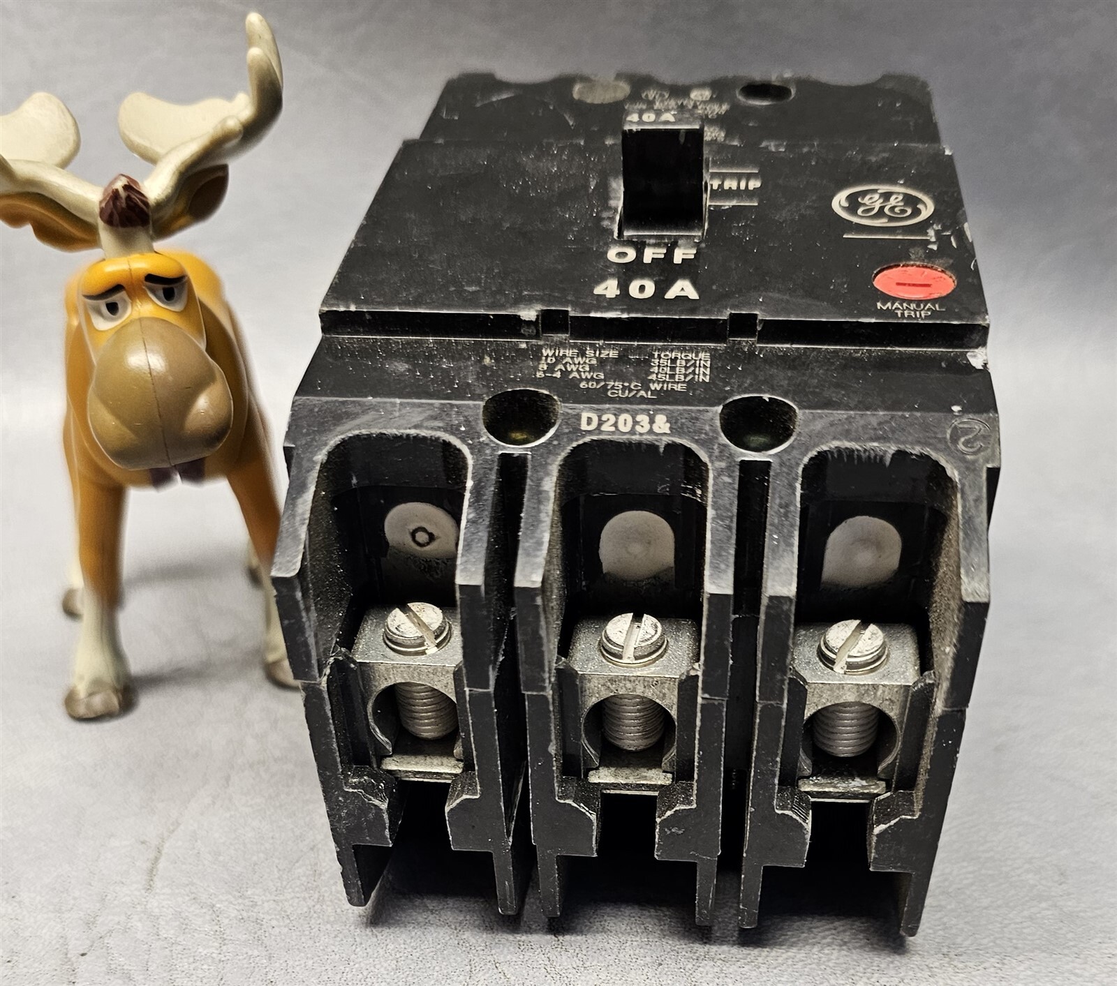 GE TEY340 Circuit Breaker 3Pole 40Amp 480 / 277 VAC
