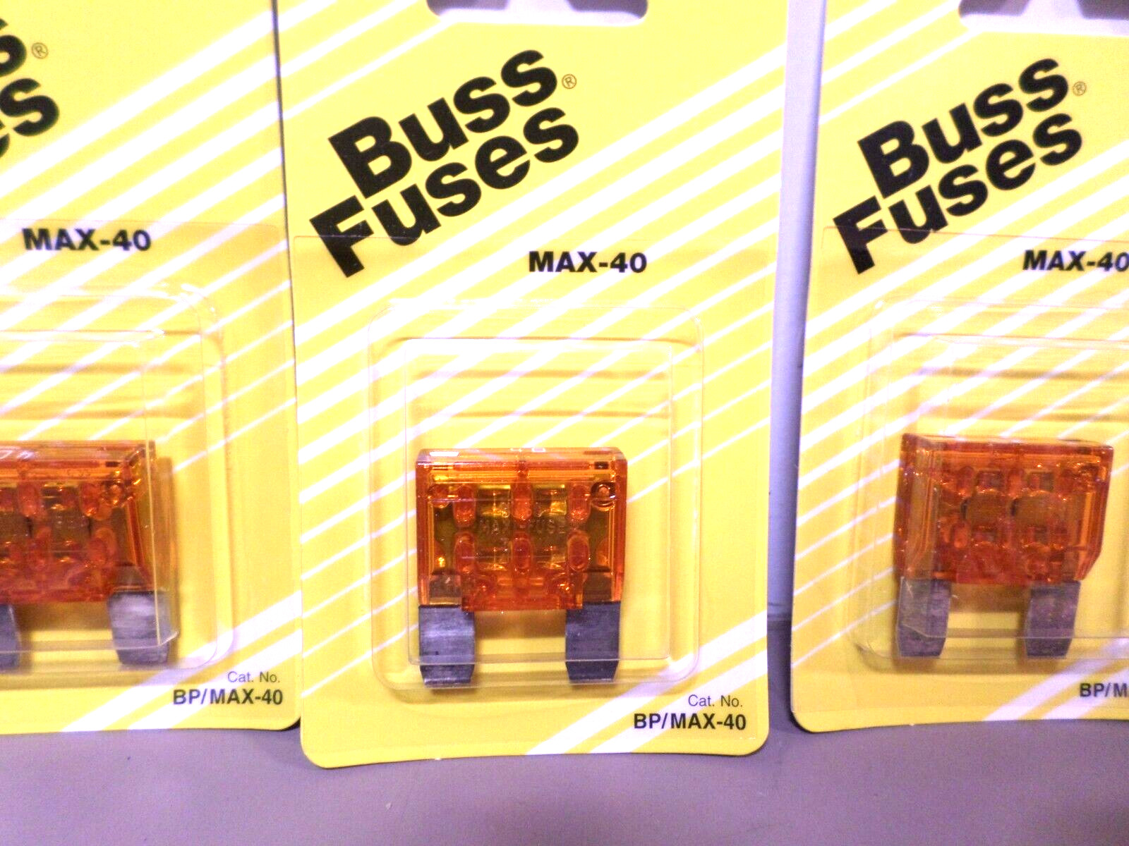 Box of 5 – Buss Fuses 40 Amp Fuse MAX-40 Blade Style