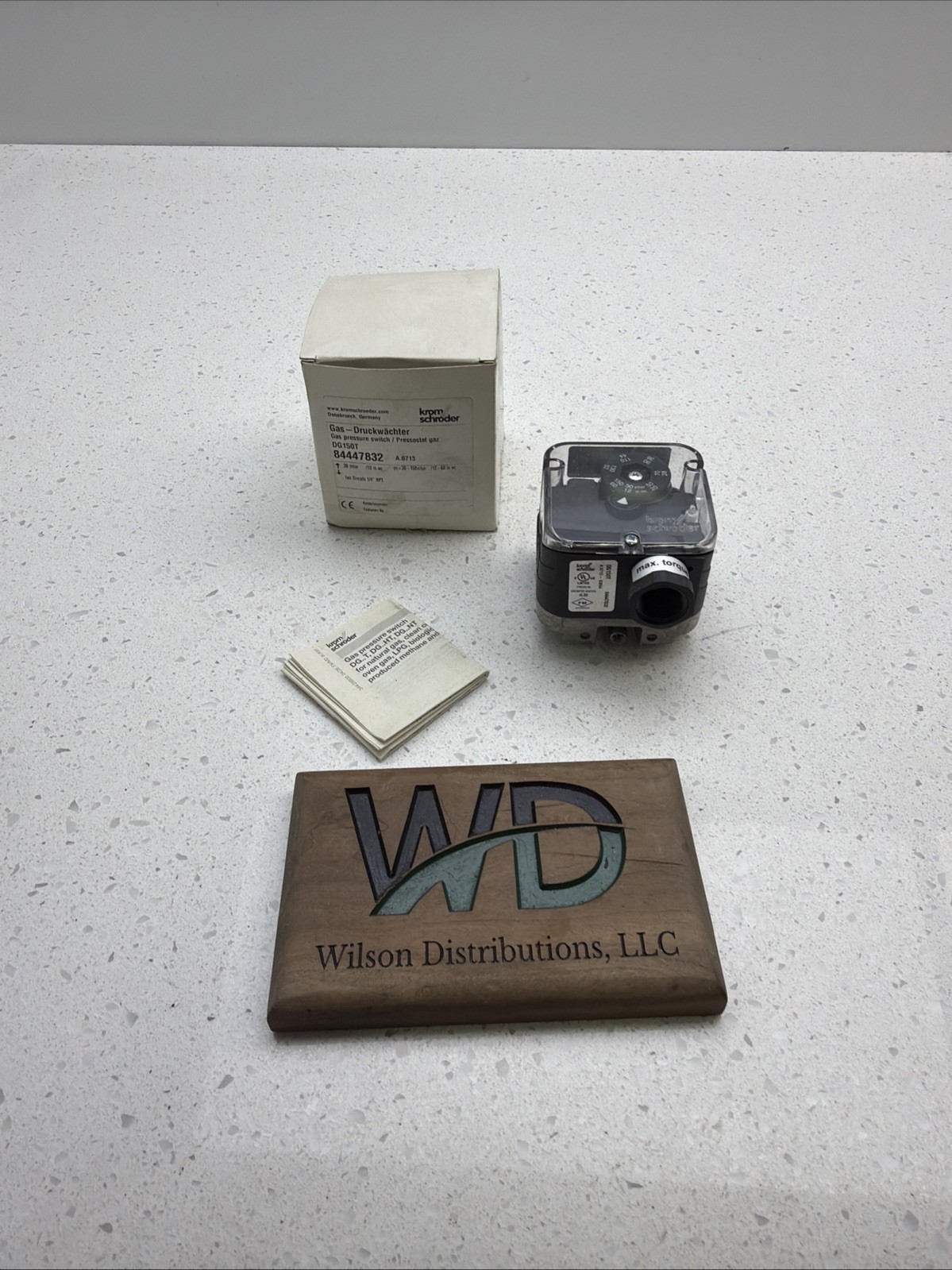 NEW Krom Schroder DG150T Gas Druckwachter Pressure Switch