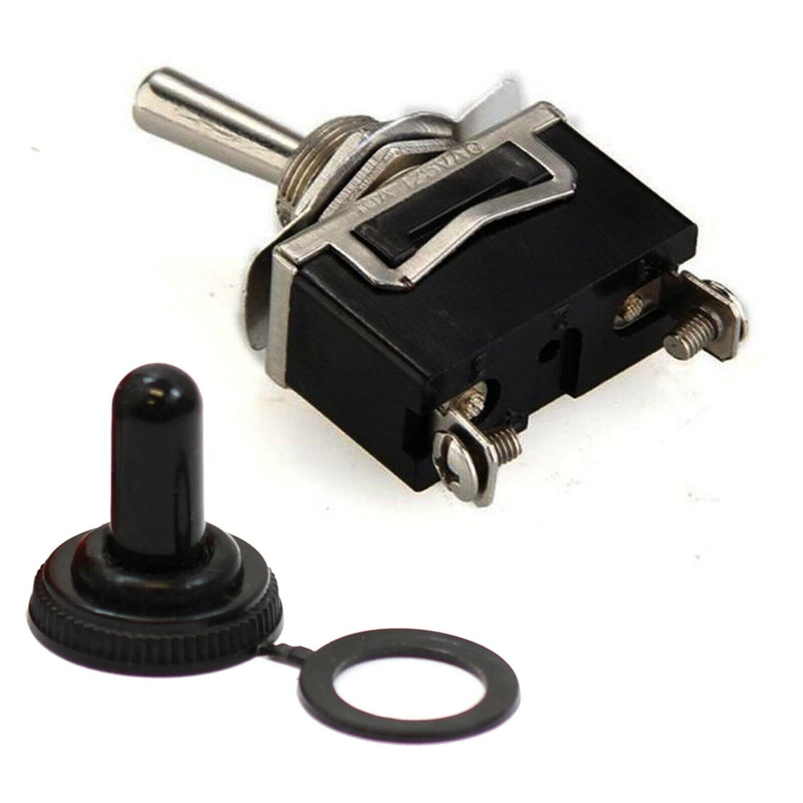 5X Toggle SWITCH ON/OFF Heavy Duty 15A 250V SPST 2 Terminal Car Boat* Waterproof