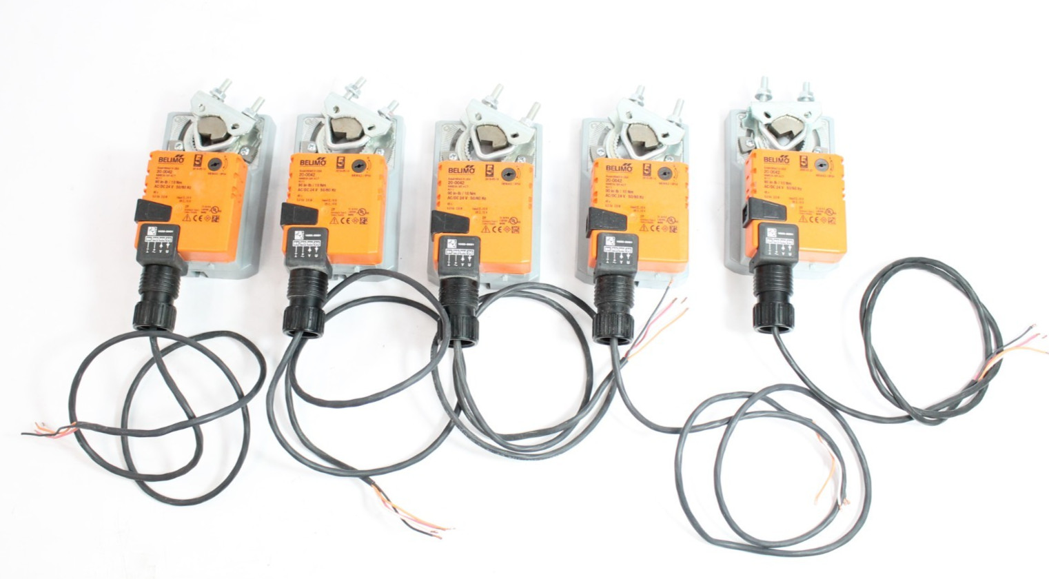 Lot of 5 NMB24-SR 20-0042 Belimo Damper Actuator