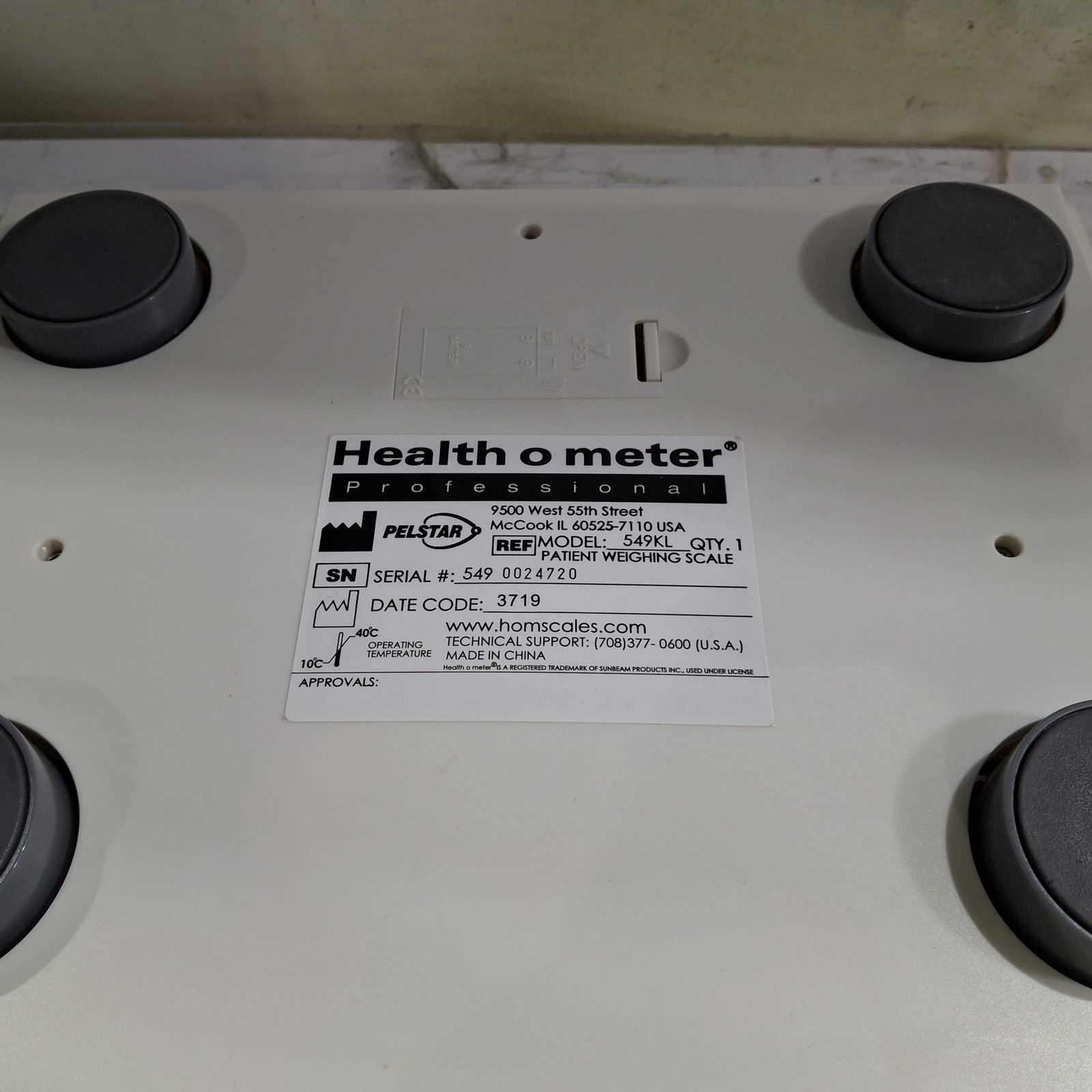 Health O Meter 549KL Pediatric Scale