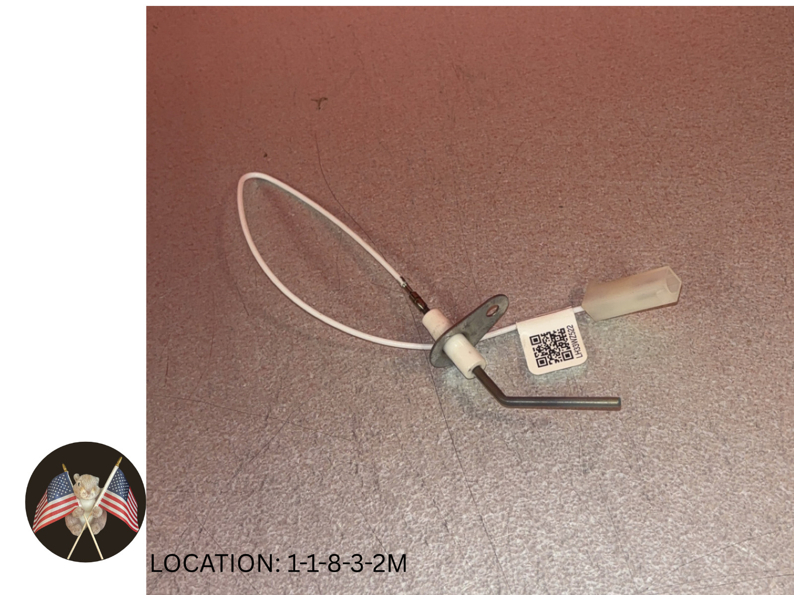 CARRIER FURNACE FLAME SENSOR LH33WZ522 NOT USED :LOC: 1-1-8-3-2