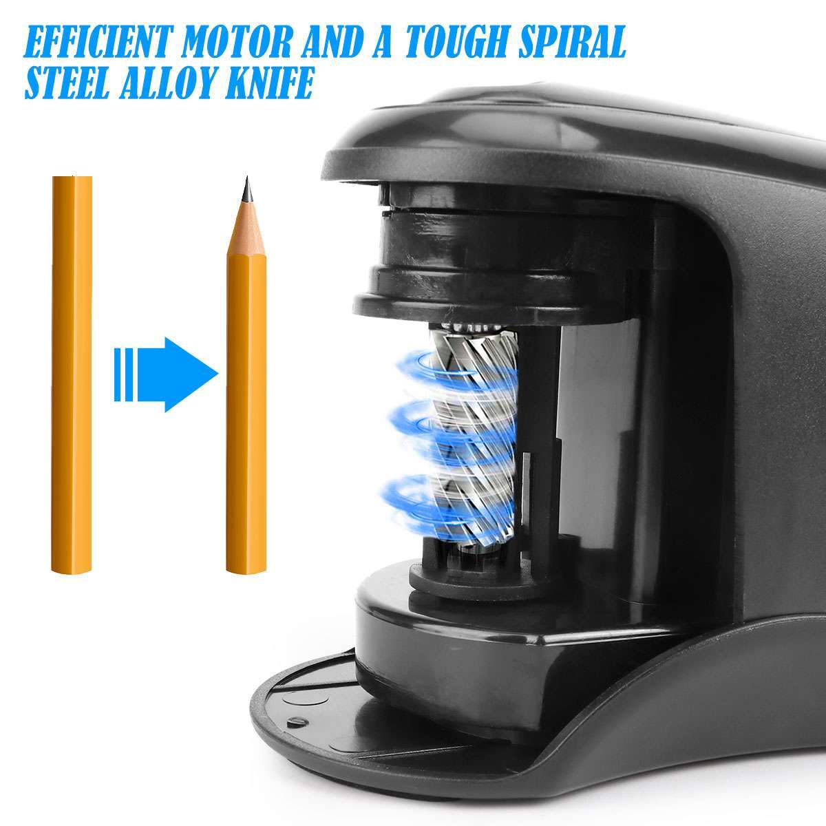Automatic Electric Pencil Sharpener Battery Operated for Home School Office