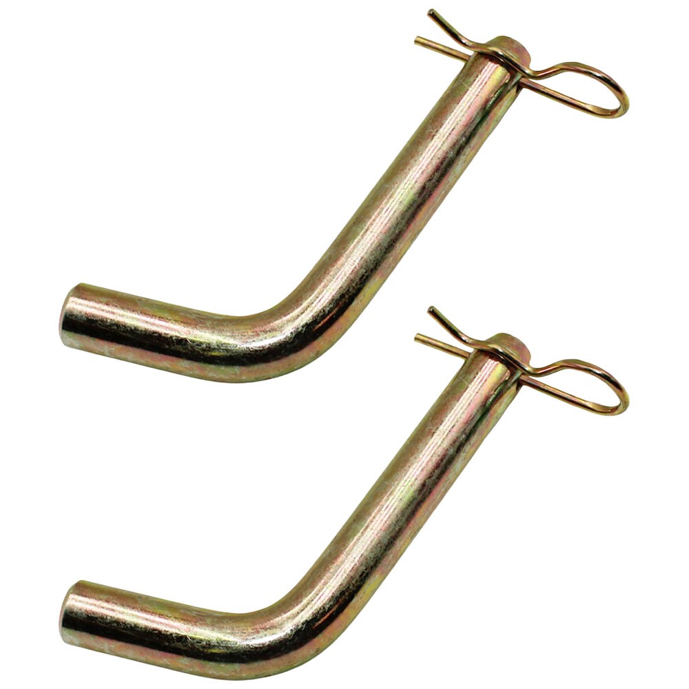 Two (2) Universal Tractor Bent Hitch Pins 3″ Long Fits John Deere 1/2″ Diameter