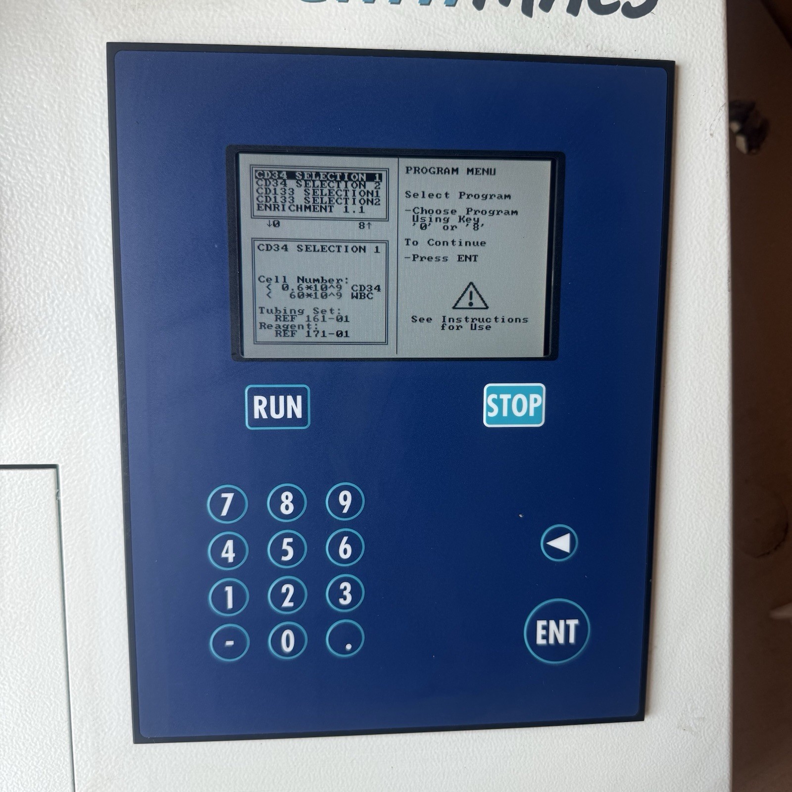 Miltenyi Biotec CliniMACS Cell Separation Instrument Used Good
