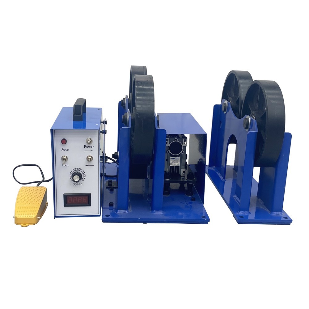 1T/ 2200lb Welding Tank Turning Roller Welding Positioner Iron wheel for TIG