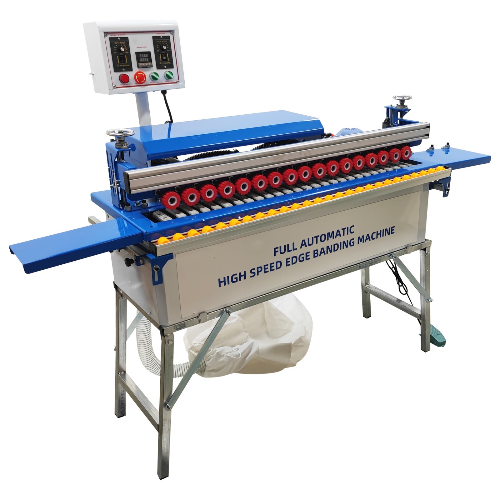 110V Straight and Curved Edge Banding Machine Edge Bander with Dust Cleaner 800W