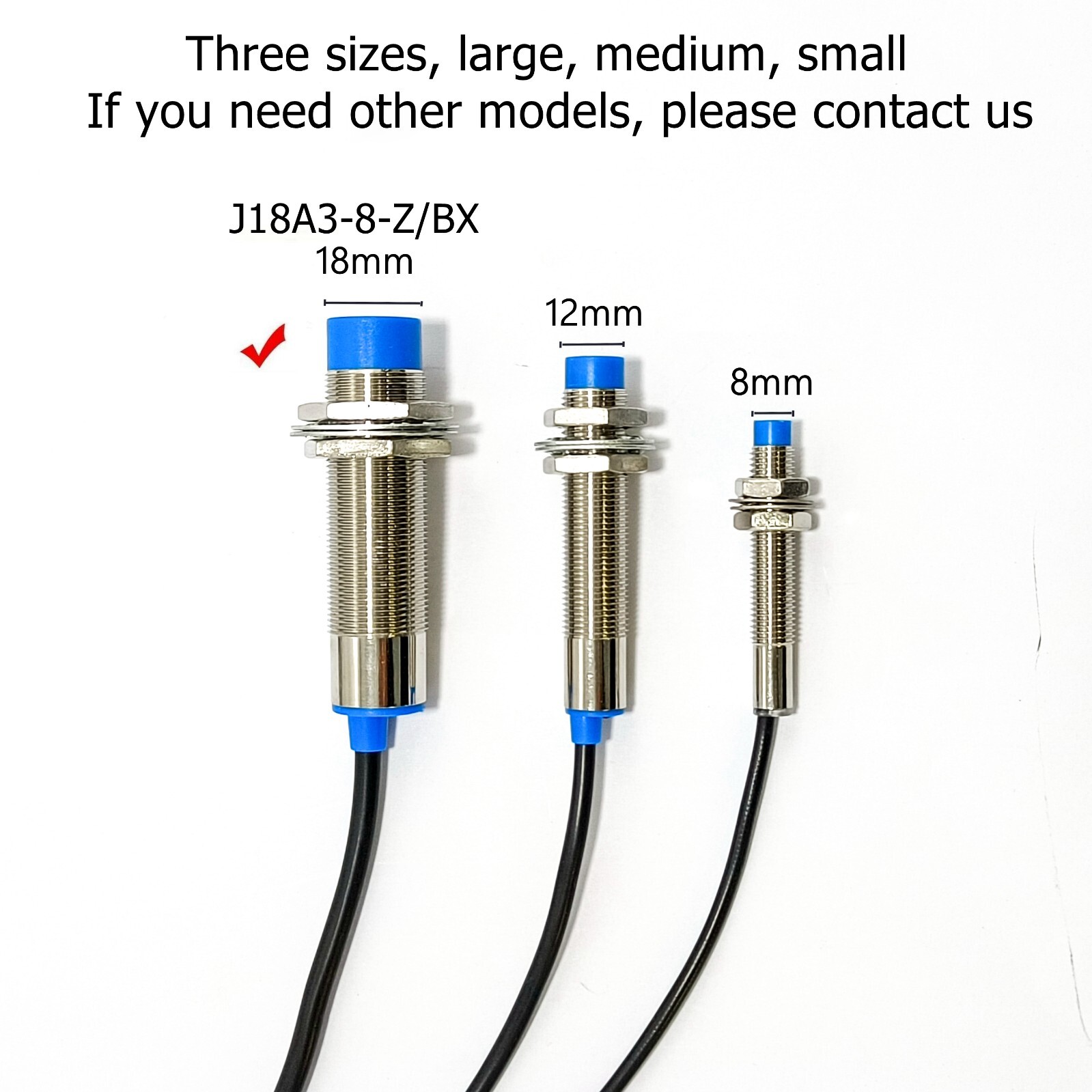 5Pcs NPN NO LJ18A3-8-Z/BX Inductive Proximity Sensor Switch PNP DC6V-36V US