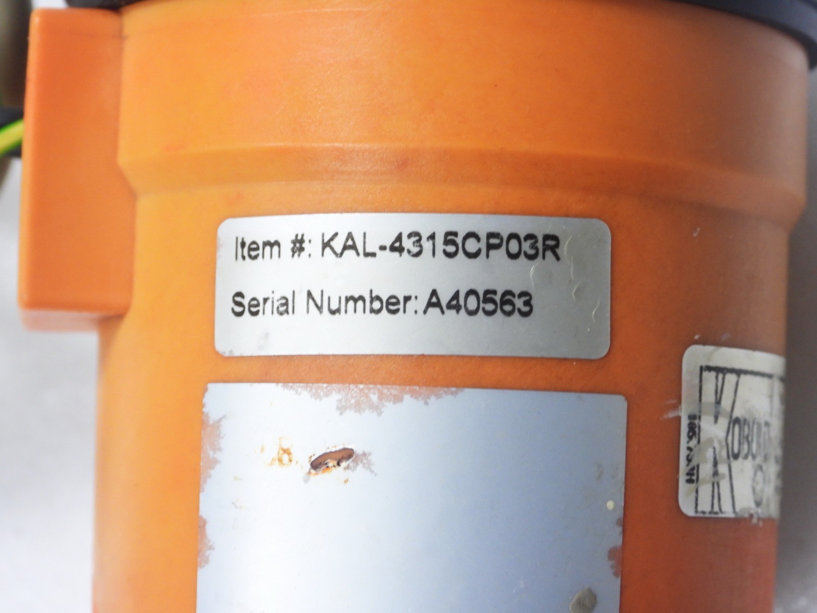 KOBOLD INSTRUMENT KAL-K DIGITAL THERMAL FLOW SWITCH KAL-4315CP03R 110VAC 50-60HZ