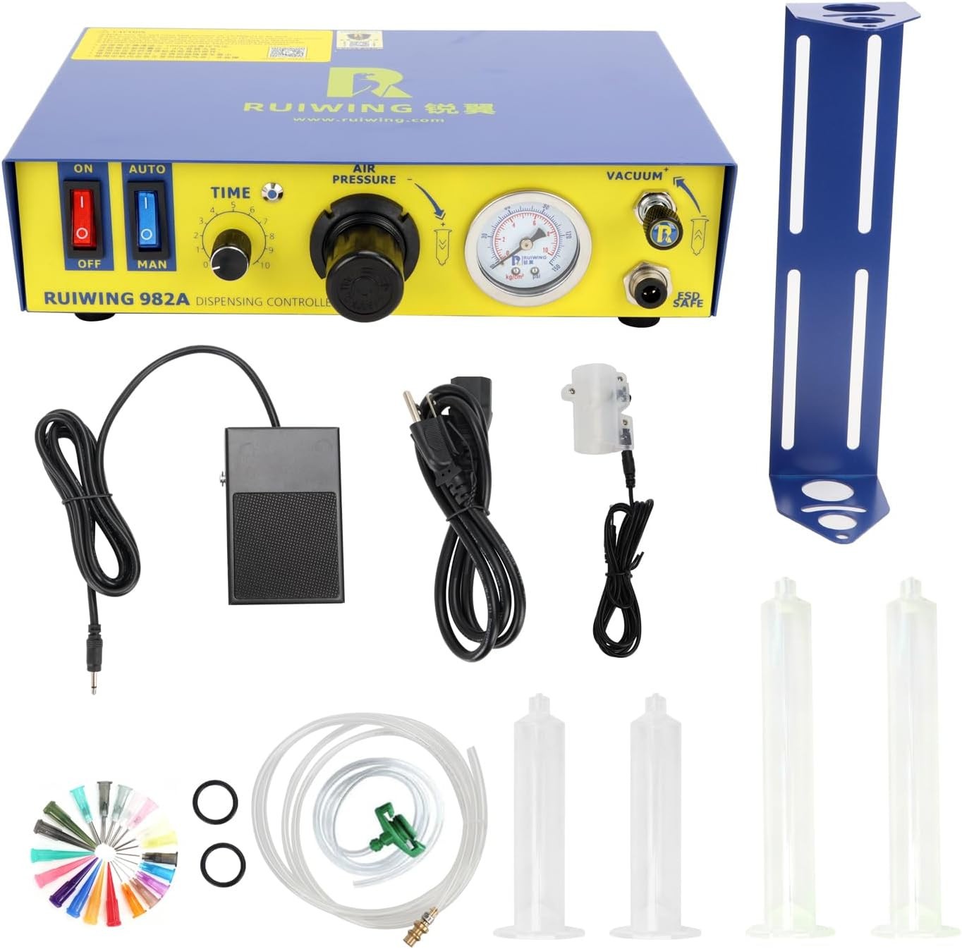 982A Auto Glue Dispenser AC 110V Automatic/Semi-Automatic Solder Paste Liquid