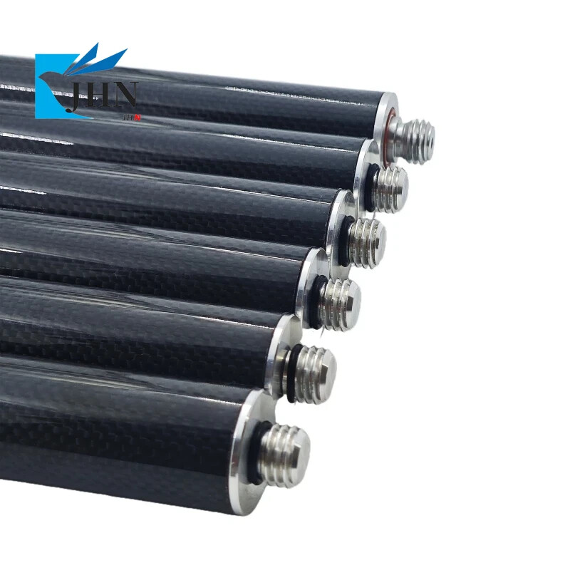 10/20/30/40/50/60CM Carbon Fiber Pole Antenna Extend Section Pole Survey Pole