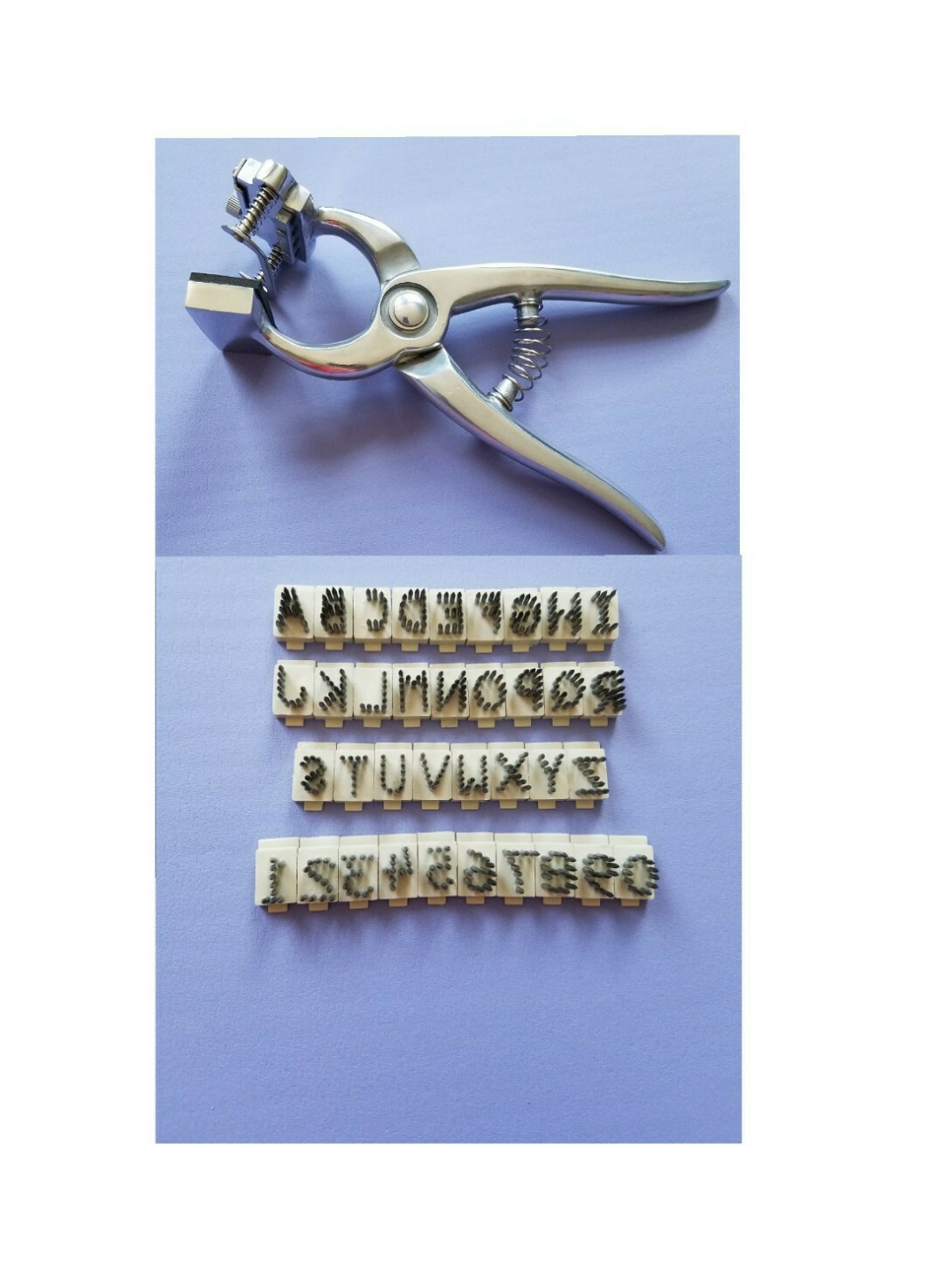 Standard Tattoo Plier Kit 3/8″ / Ear Marking/ Farm Animal / Livestock