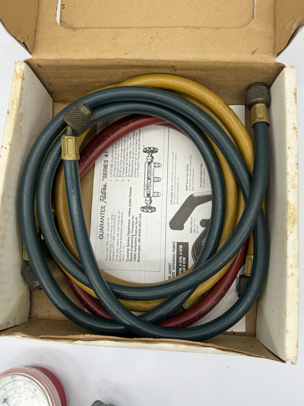 Yellow Jacket 43215 2 Valve Manifold Test & Charging Ritchie Series 41