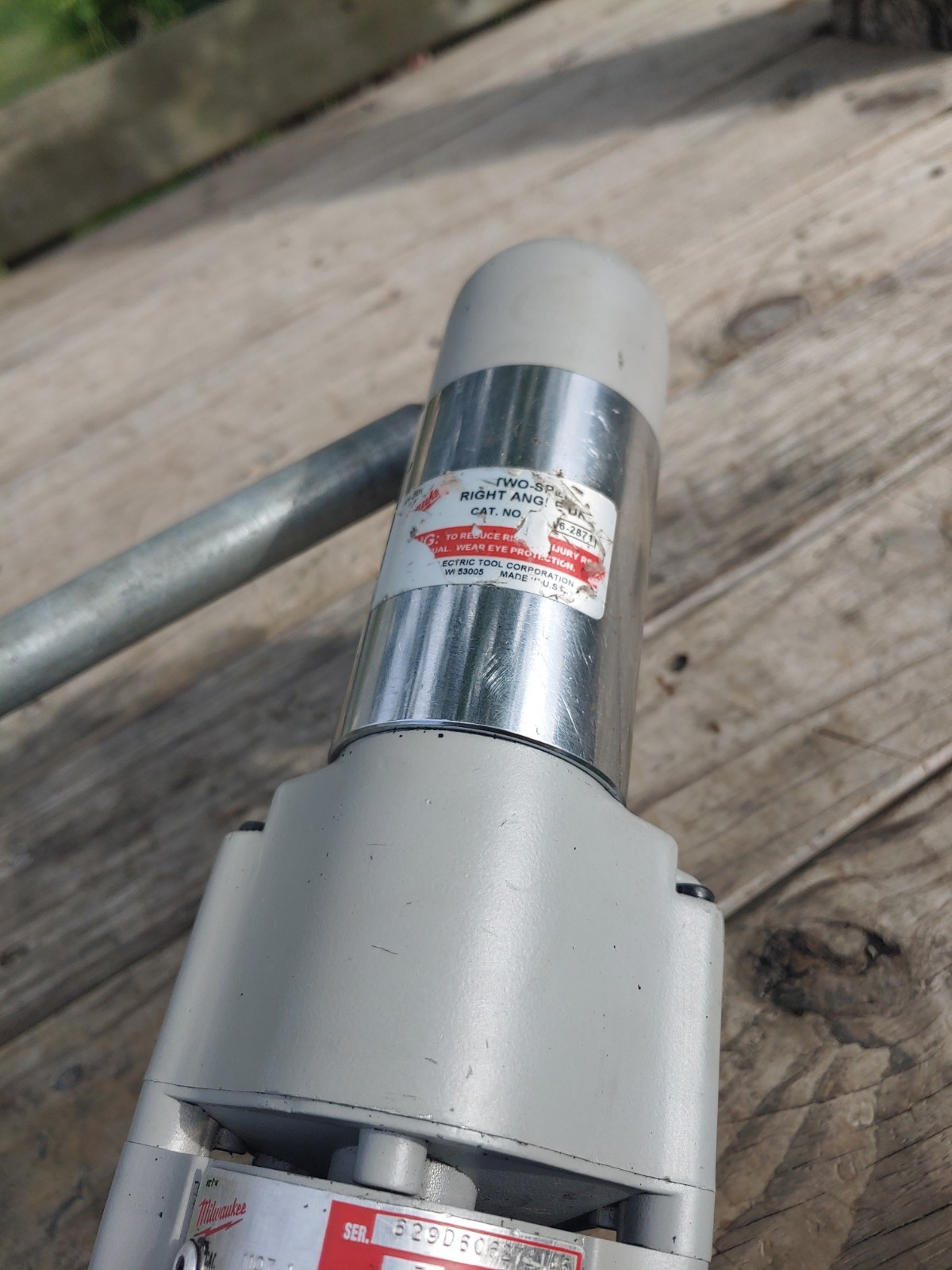Milwaukee 1107-1 1/2″ Heavy Duty Right Angle Drill. USA. Serviced.