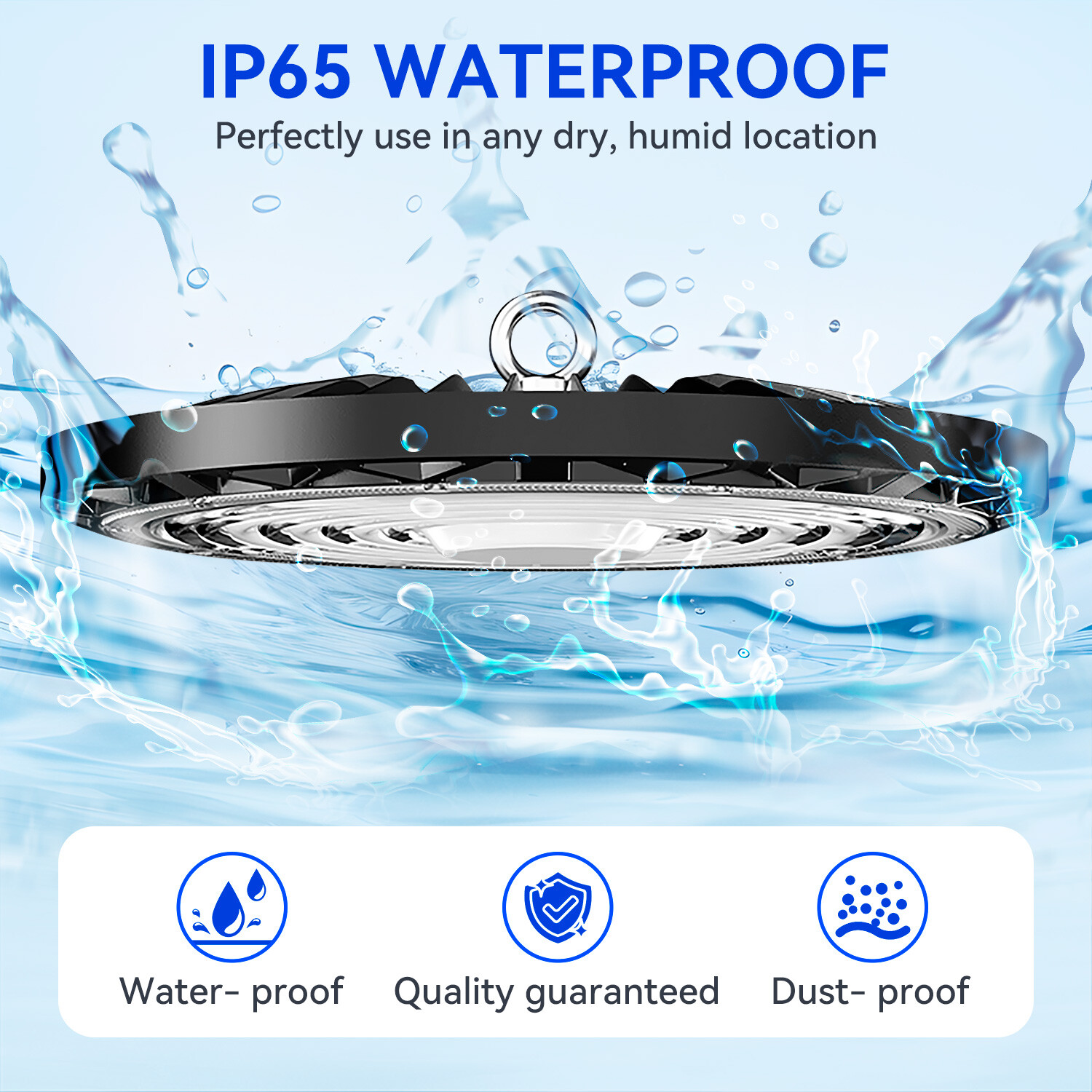 2Pcs 300W UFO LED High Bay Light Warehouse Gym Shop Led Commercial Light Fixture