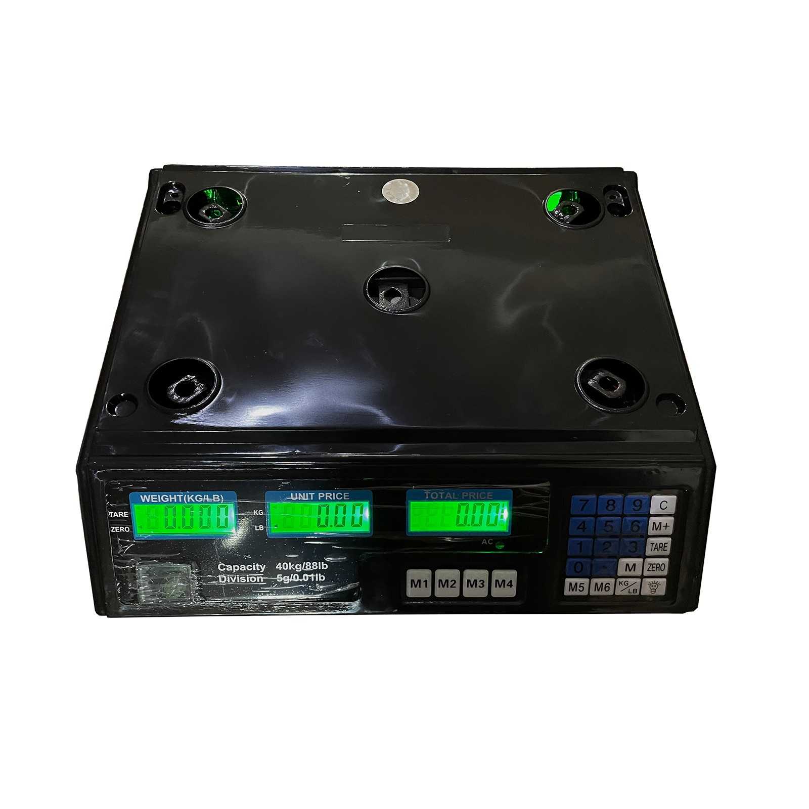 88LB Digital Weight Scale Price Computing Food Produce Deli Backlit LCD Display