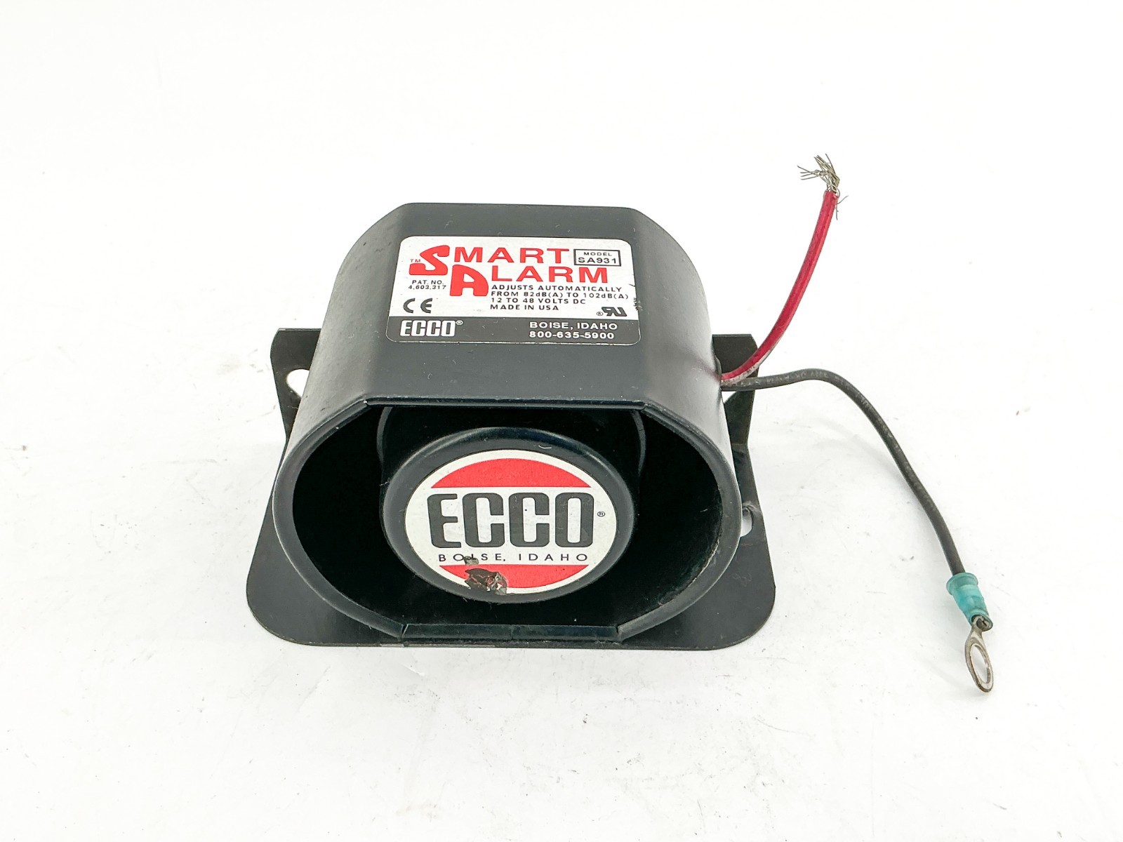 ECCO Smart Alarm SA931Backup Alarm 12-48V 82-102dB 4-603-317