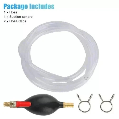 Siphon Hand Pump Portable Manual Car Fuel Transfer Pump for Gas Gasoline Petrol
