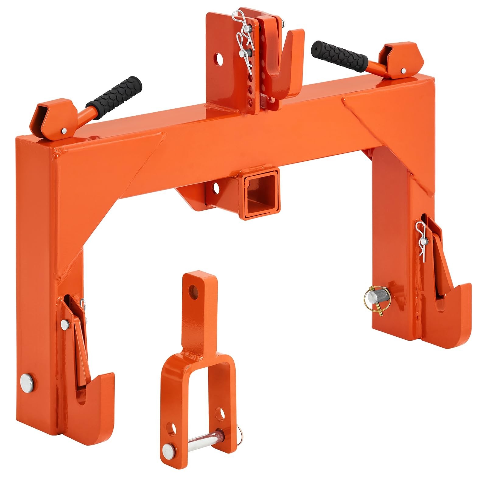 3 Point Quick Hitch Adapter For Category 1 Tractors & 2″ Receiver Hitch 3000Lbs