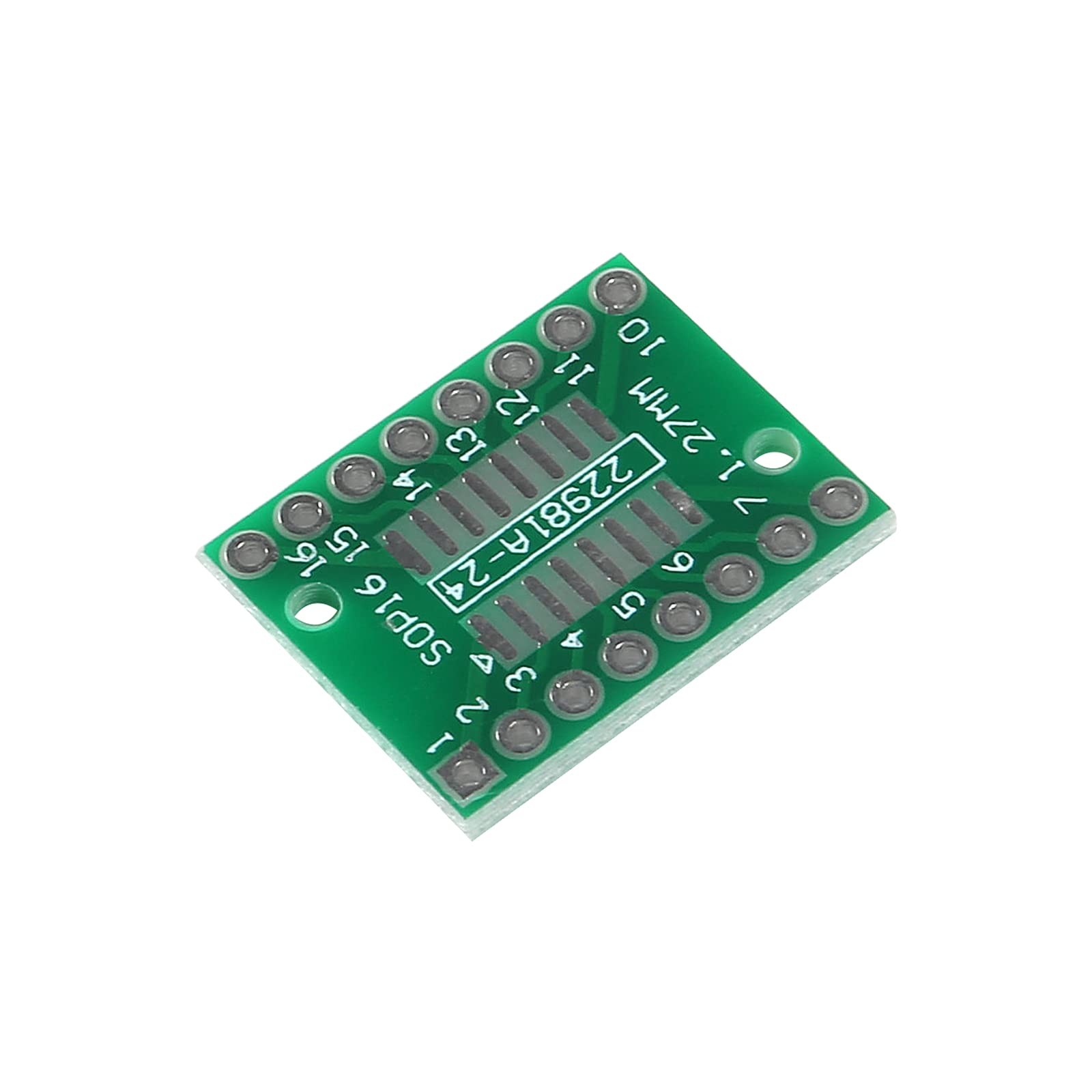 ALMOCN 15Pcs SOIC-16 SOP-16 SSOP-16 to DIP-16 16 Pin Breakout Board