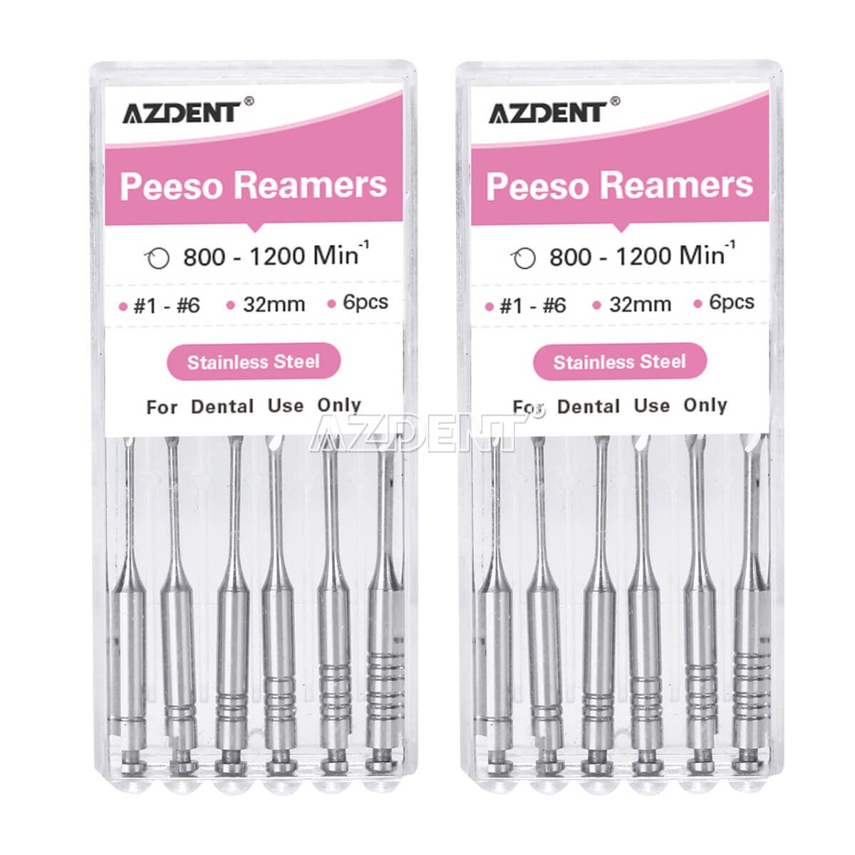 Dental Endodontic Root Canal Peeso Reamers GATES DRILLS #1 #2 #3 #4 #5 #6 32mm