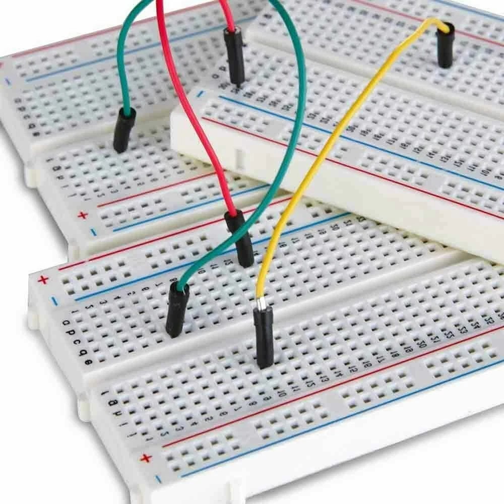 830 Tie Point Solderless Breadboard Kit MB-102 Power Supply Module Jumper Cable