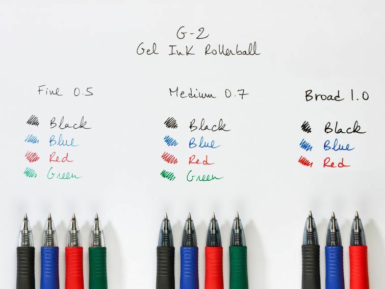 Pilot G2-07 Gel Ink Rolling Ball Pen Refills, 0.7mm Fine Point, 3 Packs