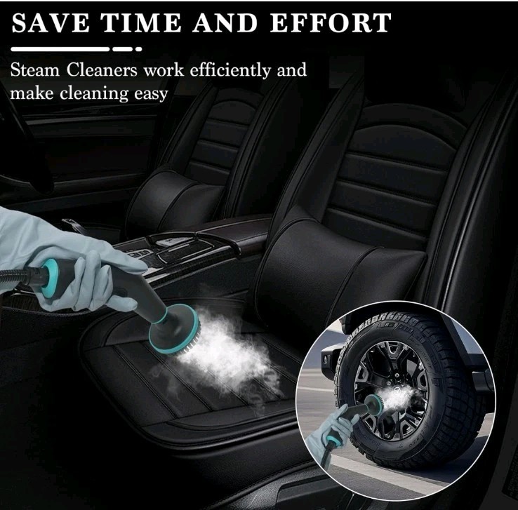 Steam Cleaner,15s Heat-Up 42.27oz Tank,2500w Handheld Steam Cleaner for Home