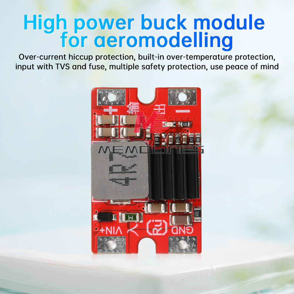 27V to 5V12V8A Mini DC-DC Step down Module Model Aircraft High Power Buck Module