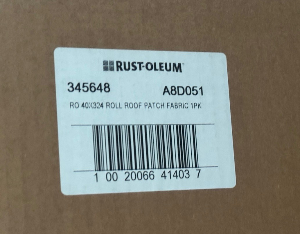 Rustoleum Polyester Roofing Fabric 40″X324-Feet Heavy Duty Mesh Contouring Roof