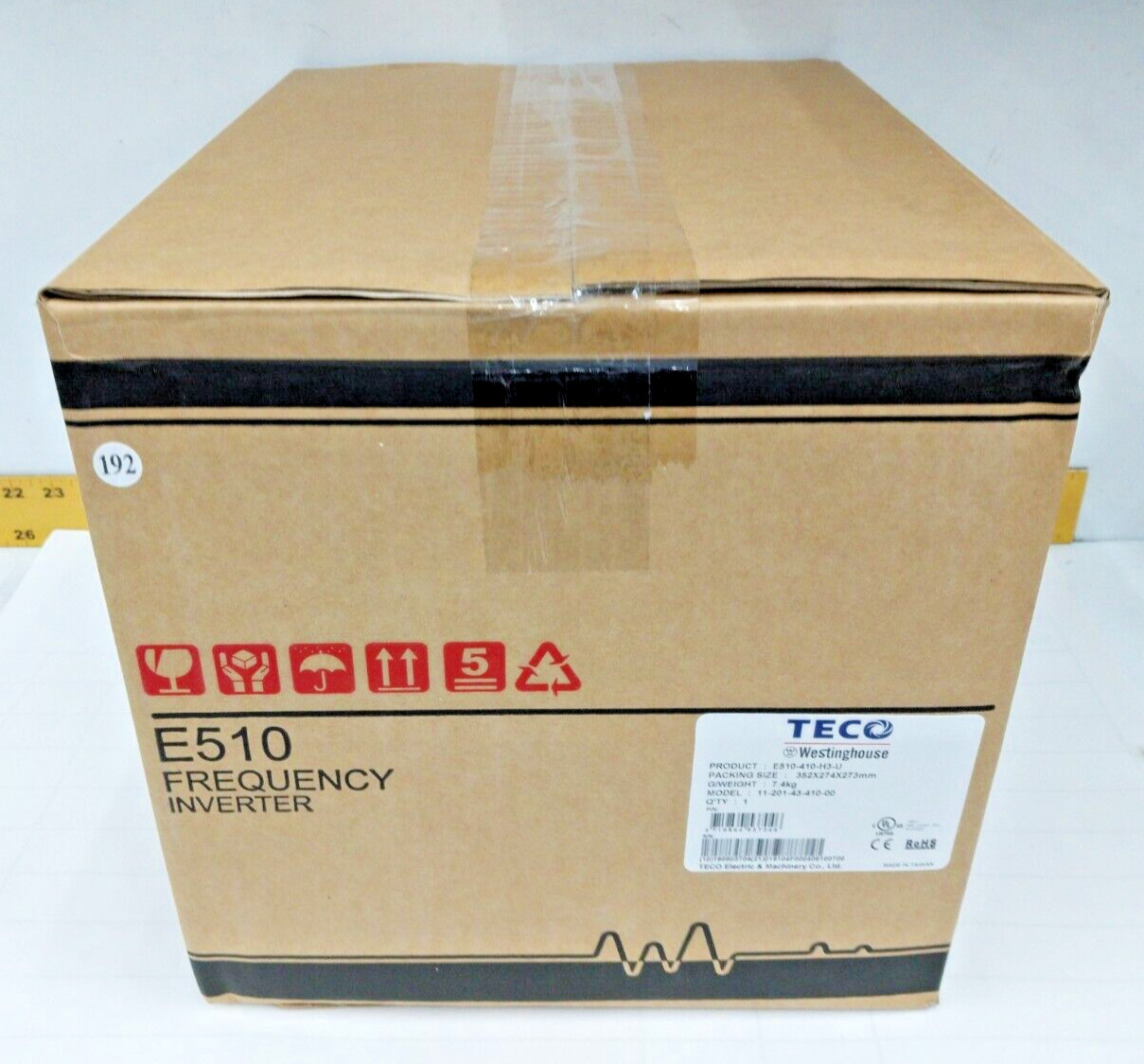 NEW TECO WESTINGHOUSE FREQUENCY INVERTER 10 HP 480 VAC IN/OUT 3Ø E510-410-H3-U